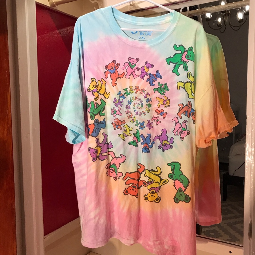 Greatful dead bears oversized graphic shirt